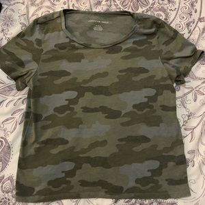 Camo crop top